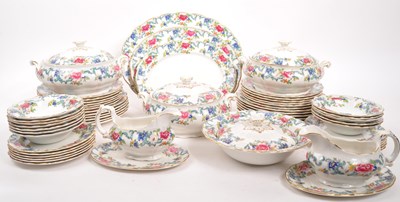 Lot 128 - BOOTHS / ROYAL DOULTON - FLORADORA DINNER SERVICE