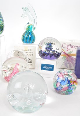 Lot 27 - LARGE COLLECTION OF GLASS PAPERWEIGHTS