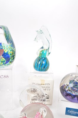 Lot 27 - LARGE COLLECTION OF GLASS PAPERWEIGHTS
