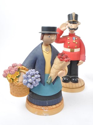 Lot 237 - ROBERT HARROP - CAMBERWICK GREEN - SIX FIGURINES