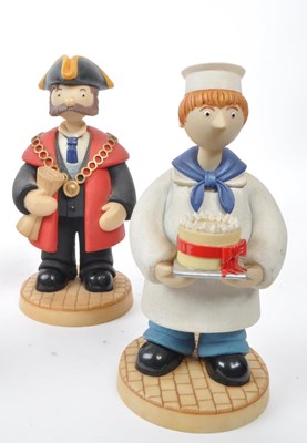 Lot 237 - ROBERT HARROP - CAMBERWICK GREEN - SIX FIGURINES