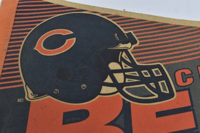 Lot 29 - CHICAGO BEARS - WINCRAFT MADE NFL PENNANTS OR FLAG