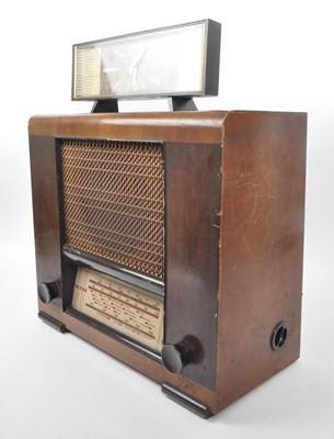 Lot 234 - CORAL - MID CENTURY CLOCK & RADIO