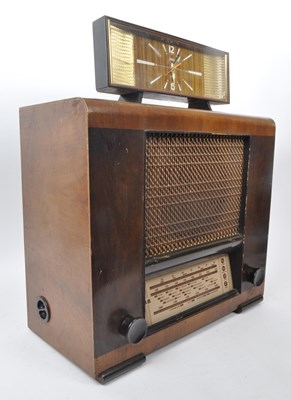 Lot 234 - CORAL - MID CENTURY CLOCK & RADIO