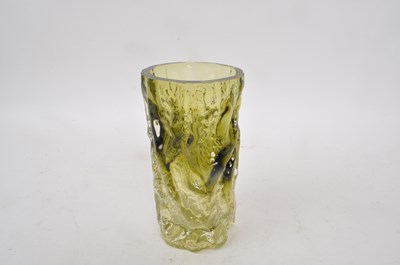 Lot 26 - MID CENTURY WHITEFRIARS BARK MANNER VASE