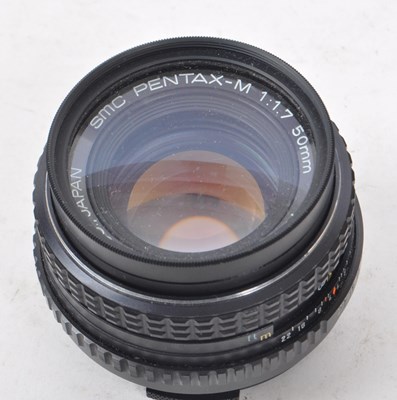 Lot 242 - PENTAX - COLLECTION OF THREE LATE 20TH CENTURY CAMERAS