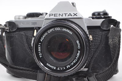Lot 242 - PENTAX - COLLECTION OF THREE LATE 20TH CENTURY CAMERAS