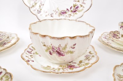 Lot 33 - BLYTH PORCELAIN COMPANY - COLLECTION OF DIAMOND CHINA TEA SERVICE PIECES