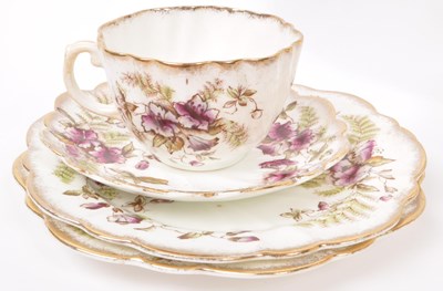 Lot 33 - BLYTH PORCELAIN COMPANY - COLLECTION OF DIAMOND CHINA TEA SERVICE PIECES