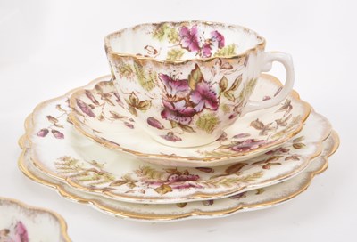 Lot 33 - BLYTH PORCELAIN COMPANY - COLLECTION OF DIAMOND CHINA TEA SERVICE PIECES