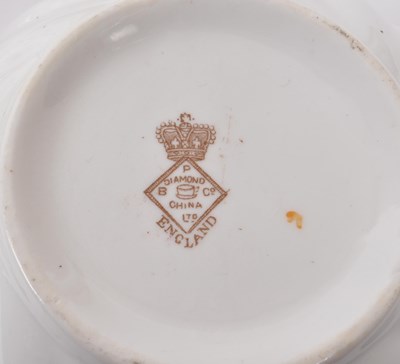 Lot 33 - BLYTH PORCELAIN COMPANY - COLLECTION OF DIAMOND CHINA TEA SERVICE PIECES