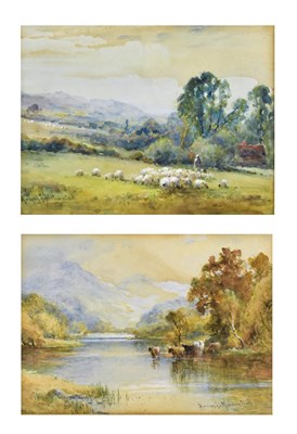 Lot 423 - HENRY J. KINNAIRD (1861-1929) - TWO WATERCOLOURS ON PAPER