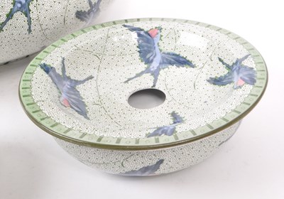 Lot 39 - RIDGWAYS - COLLECTION OF LATE 19TH CENTURY SEMI-PORCELAIN WASH SET PIECES