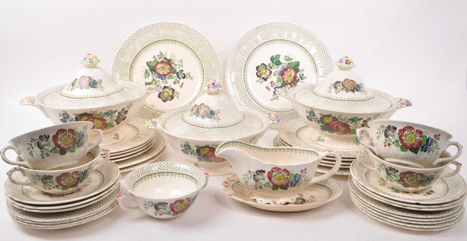 Lot 40 - MASON'S - PATENT IRONSTONE CHINA - 19TH CENTURY DINNER SERVICE PIECES