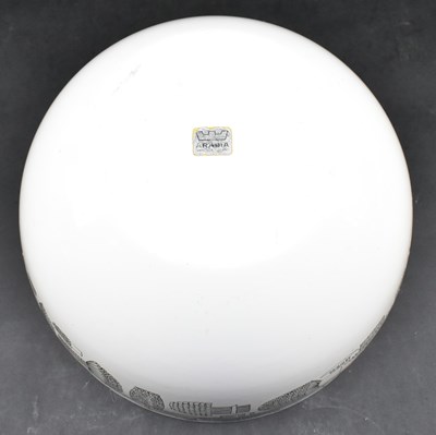 Lot 392 - KAJ FRANCK FOR FINEL - VINTAGE ENAMEL CENTREPIECE BOWL WITH MUSHROOM DESIGN