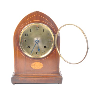 Lot 247 - NEW HAVEN - VINTAGE EDWARDIAN INLAID MANTEL CLOCK