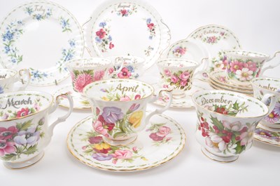 Lot 44 - ROYAL ALBERT - COLLECTION OF VINTAGE 1950S CHINA TEA SERVICE PIECES