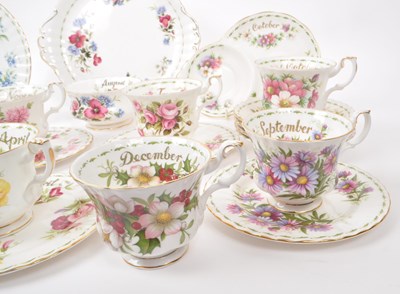 Lot 44 - ROYAL ALBERT - COLLECTION OF VINTAGE 1950S CHINA TEA SERVICE PIECES