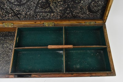 Lot 37 - EARLY 20TH CENTURY MANNER OCCULT WITCHCRAFT KIT IN MAHOGANY CASE