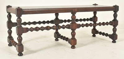 Lot 273 - 19TH CENTURY CARVED MAHOGANY SLATTED TOP LUGGAGE RACK