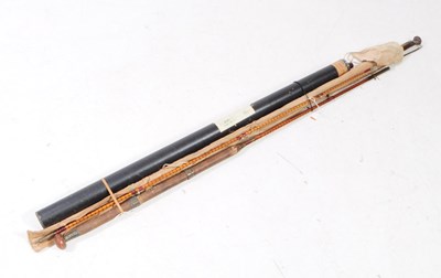 Lot 249 - VINTAGE 20TH CENTURY SPLIT CANE FISHING ROD