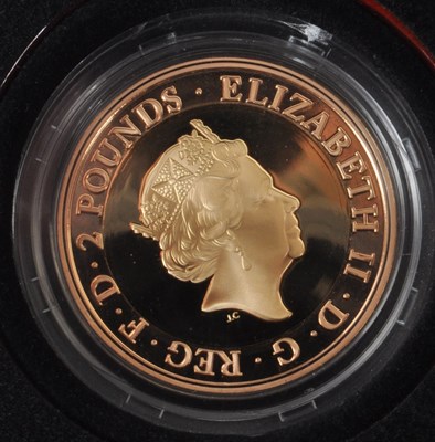 Lot 530 - ROYAL MINT - 2021 H.G. WELLS GOLD £2 COIN