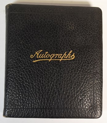 Lot 140 - AUTOGRAPHS - 1920S ALBUM OF RUGBY, SINGERS & RADIO STARS