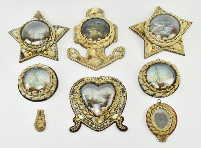 Lot 16 - COLLECTION OF EARLY 20TH CENTURY EDWARDIAN SEASHELL DIORAMAS