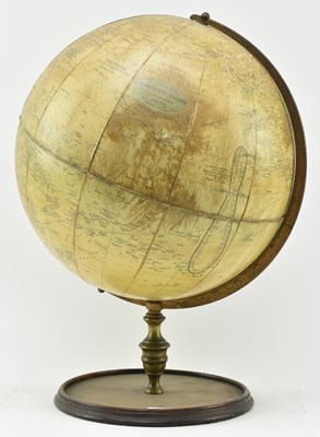 Lot 354 - PHILIPS - CHALLENGE GLOBE - EARLY 20TH CENTURY PAPIER MACHE DESK GLOBE