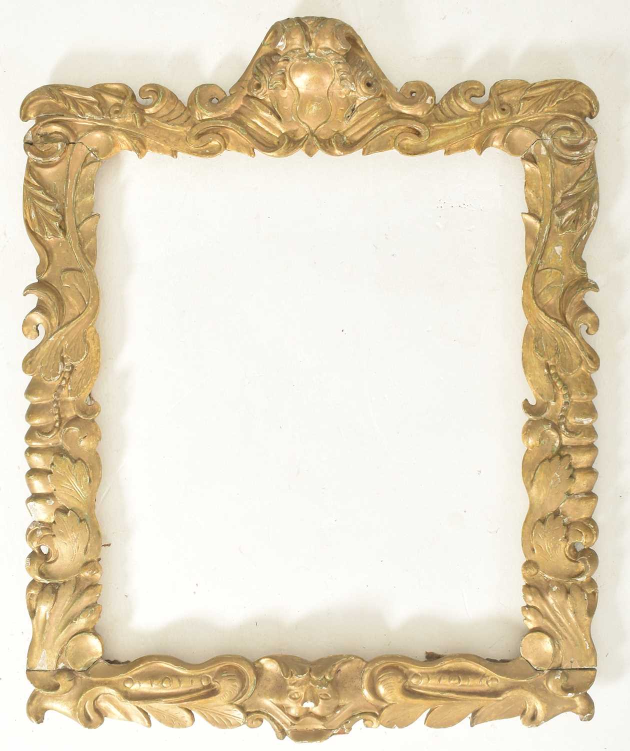 Lot 555 - CHARLES II 17TH CENTURY SUNDERLAND GILT GESSO WOOD PICTURE FRAME