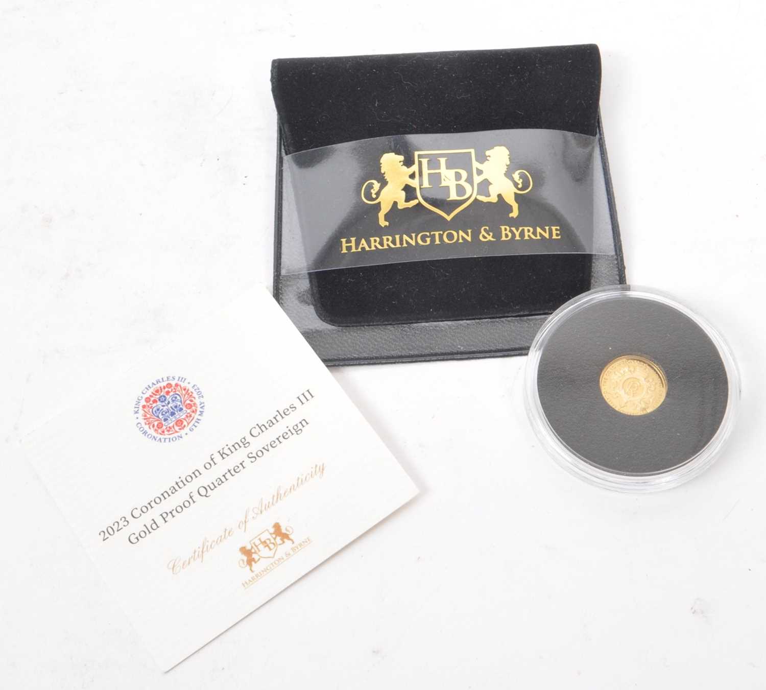 Lot 523 - HARRINGTON & BYRNE - 2023 KING CHARLES QUARTER SOVEREIGN