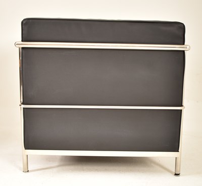 Lot 508 - AFTER LE CORBUSIER - LC2 STYLE - RETRO RECEPTION OFFICE CHAIR