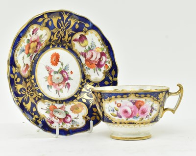 Lot 148 - EARLY 19TH CENTURY 1820 COALPORT HAND PAINTED TEA CUP & SAUCER