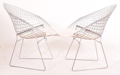 Lot 558 - HARRY BERTOIA FOR KNOLL (AFTER) - PAIR OF DIAMOND CHAIRS