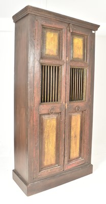 Lot 594 - 19TH CENTURY INDIAN HOUSEKEEPERS CUPBOARD