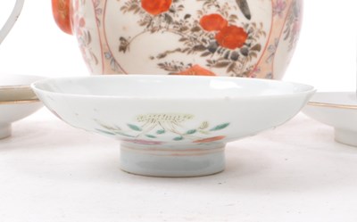 Lot 55 - EARLY 20TH CENTURY EGG PORCELAIN JAPANESE TEA SET W/ PIN DISH
