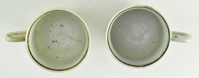 Lot 93 - COLLECTION OF FOUR 18TH CENTURY TEACUPS 十八/十九世纪杯子四件