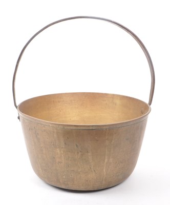 Lot 279 - 19TH CENTURY VICTORIAN BRASS JAM PAN