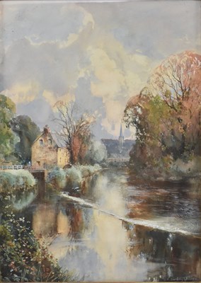 Lot 452 - LOUIS BURLEIGH BRUHL (1861-1942) - WATERCOLOUR ON PAPER