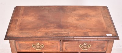 Lot 506 - 18TH CENTURY QUEEN ANNE WALNUT INLAID LOWBOY