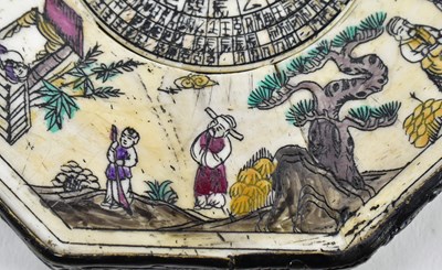 Lot 105 - QING/REPUBLIC ERA FENGSHUI COMPASS 清 八卦罗盘