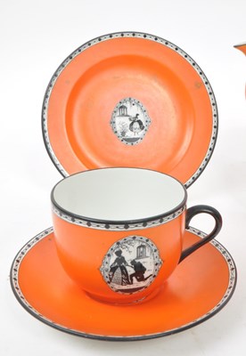 Lot 58 - CARLTON WARE - EARLY 20TH CENTURY PORCELAIN TEA SERVICE PIECES