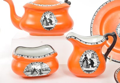 Lot 58 - CARLTON WARE - EARLY 20TH CENTURY PORCELAIN TEA SERVICE PIECES