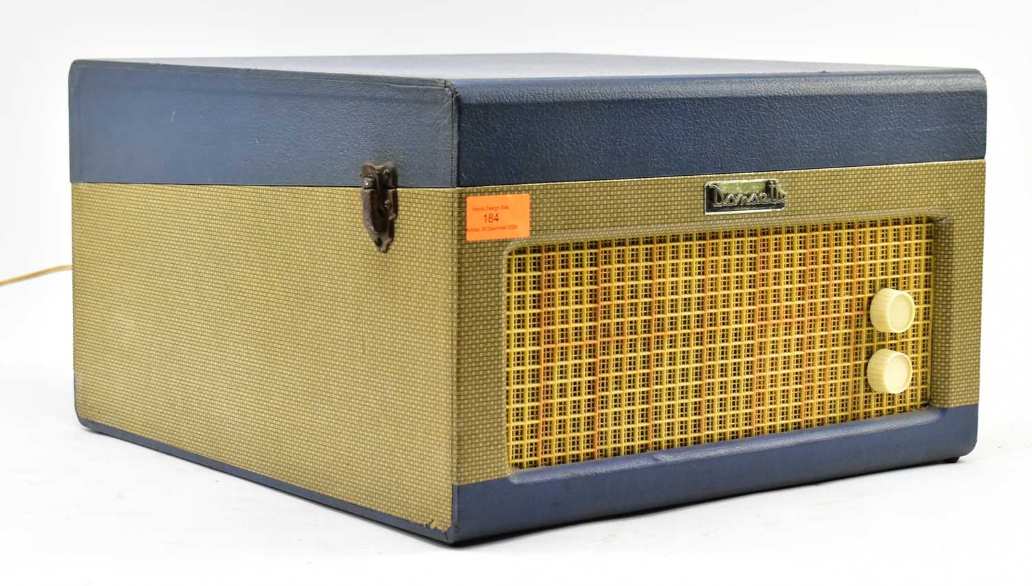 Lot 184 - DANSETTE MAJOR - VINTAGE 1960S RECORD PLAYER ON LEGS
