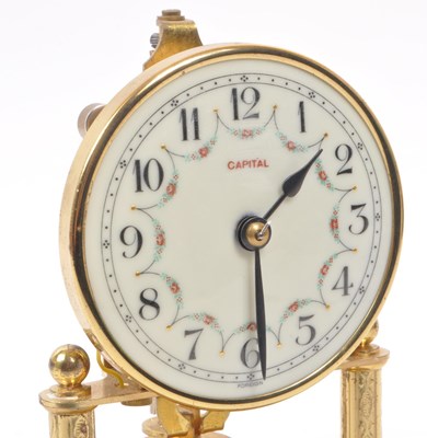 Lot 286 - CAPITAL - VINTAGE 20TH CENTURY BRASS ANNIVERSARY CLOCK