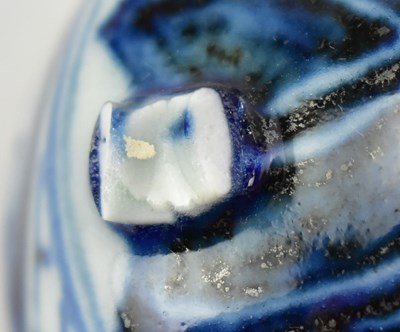 Lot 101 - MING XUANDE MARKED BLUE AND WHITE "PHOENIXES" EWER 宣德款 青花凤纹执壶