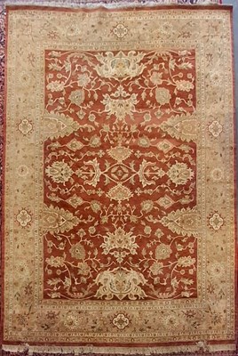 Lot 495 - EARLY 20TH CENTURY PERSIAN SAROUCK MER CARPET RUG