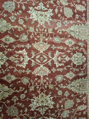 Lot 495 - EARLY 20TH CENTURY PERSIAN SAROUCK MER CARPET RUG