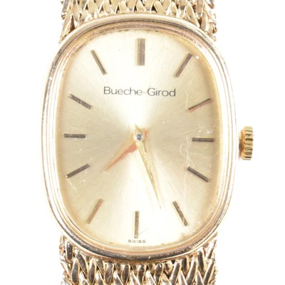 Lot 118a - BUECHE-GIROD GOLD PLATED WRISTWATCH