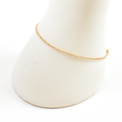 Lot 367 - GOLD & SMOKY QUARTZ PENDANT NECKLACE & BRACELET